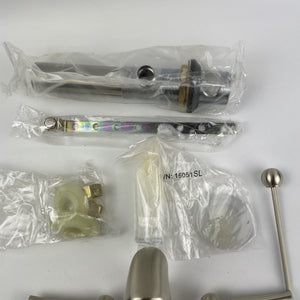 Moen 4505BN Wynford Centerset High-Arc Bathroom Faucet - Brushed Nickel