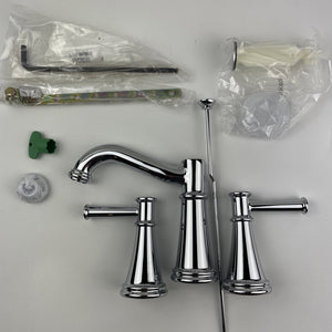 (READ) Moen T6405 Belfield Two-Handle Bathroom Faucet - Chrome