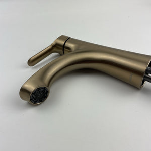 Moen 84516BZG Findlay Single-Handle Centerset Bathroom Faucet - Bronzed Gold