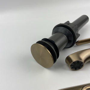 Moen 84516BZG Findlay Single-Handle Centerset Bathroom Faucet - Bronzed Gold