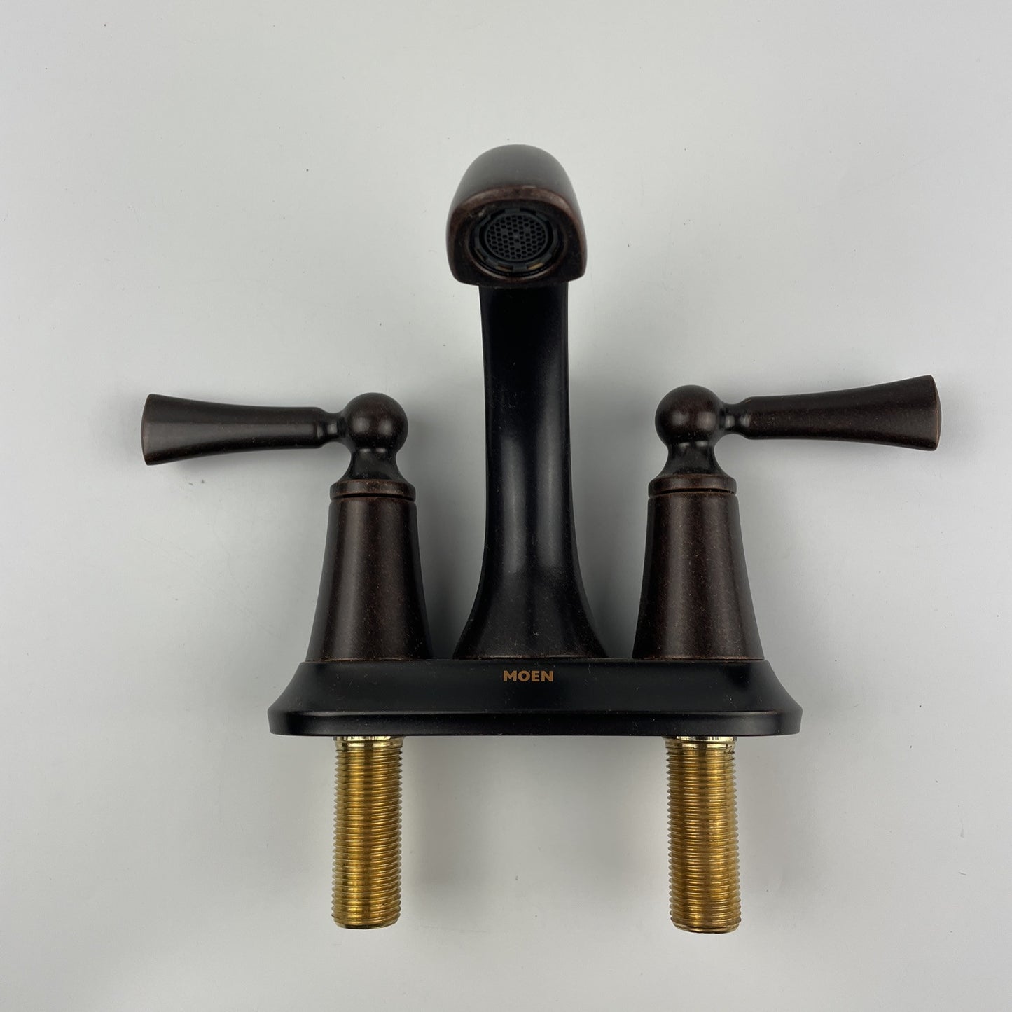 Moen 4505ORB Wynford Two-Handle High Arc Bathroom Faucet - Oil Rubbed Bronze