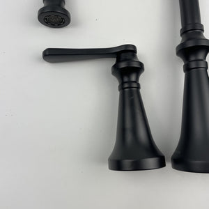 (READ) Moen TS44102BL Colinet Two-Handle High Arc Bathroom Faucet - Matte Black