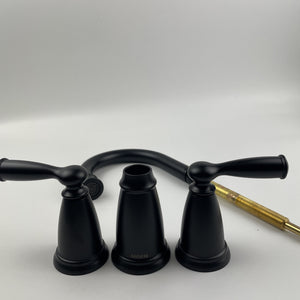 Moen 84947BL Banbury 2-Handle Widespread Bathroom Faucet - Matte Black