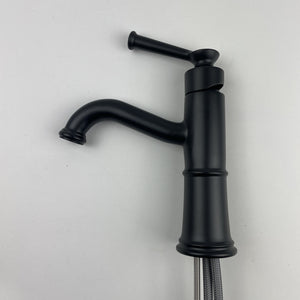 Moen 6402BL Belfield Single Handle 1 Hole Bathroom Faucet - Matte Black