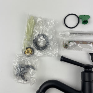 Moen 6402BL Belfield Single Handle 1 Hole Bathroom Faucet - Matte Black