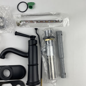 Moen 6402BL Belfield Single Handle 1 Hole Bathroom Faucet - Matte Black