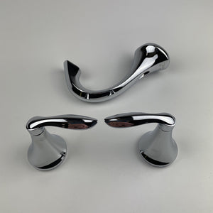Moen T6420 Eva Two-Handle Widespread High Arc Bathroom Faucet - Chrome