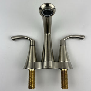 Moen 6172BN Glyde Two-Handle Centerset Bathroom Faucet - Brushed Nickel