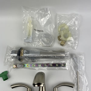 Moen 6172BN Glyde Two-Handle Centerset Bathroom Faucet - Brushed Nickel