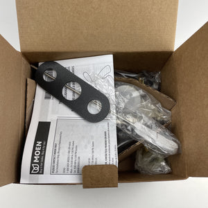 Moen 6410BN Eva 2-Handle Centerset Bathroom Faucet - Brushed Nickel