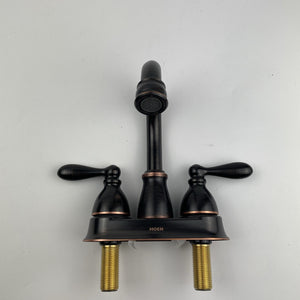 Moen WS84667BRB Caldwell ‎Two Handle Bathroom Faucet - Mediterranean Bronze