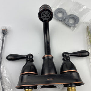 Moen WS84667BRB Caldwell ‎Two Handle Bathroom Faucet - Mediterranean Bronze