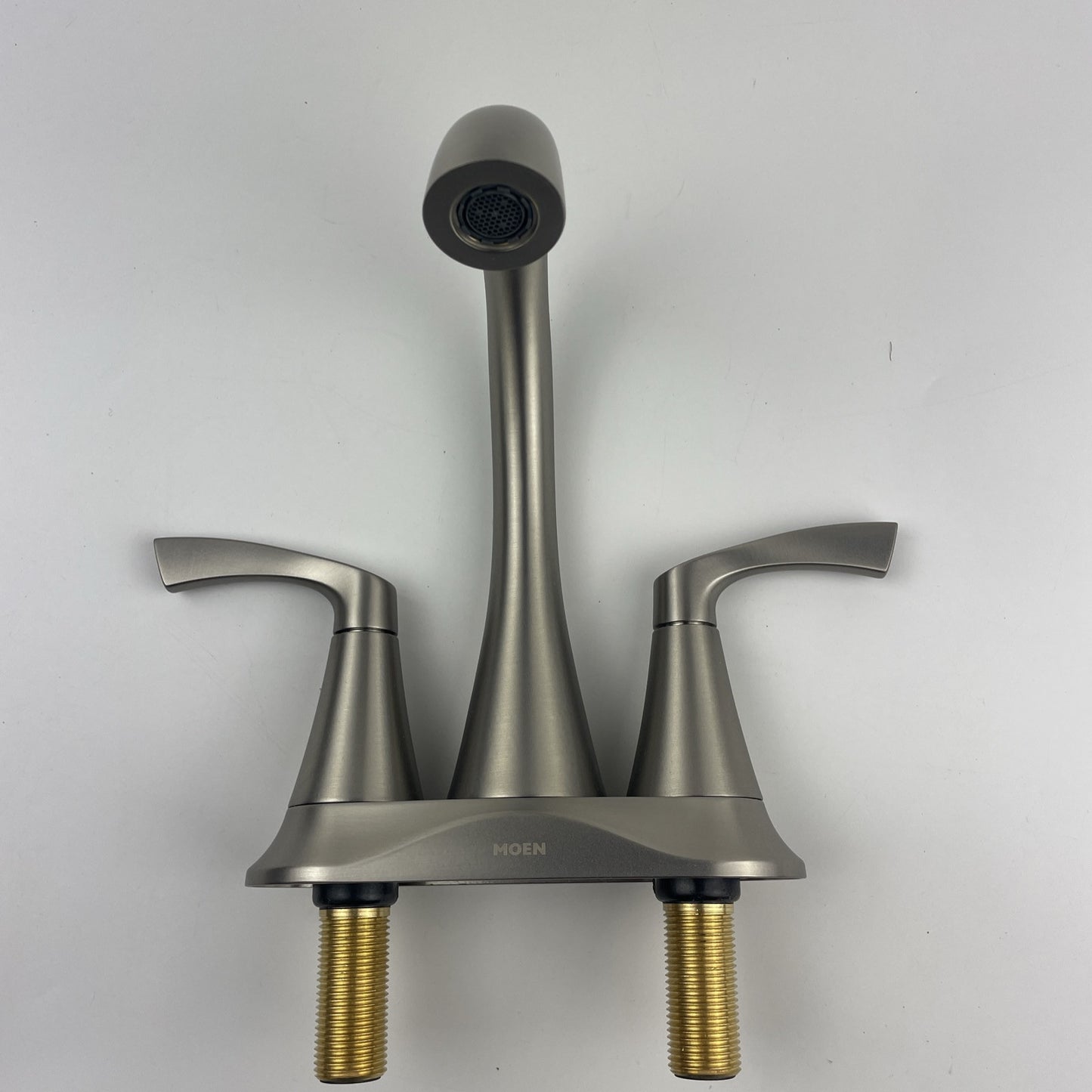 Moen 84467SRN Korek Centerset Bathroom Sink Faucet - Brushed Nickel