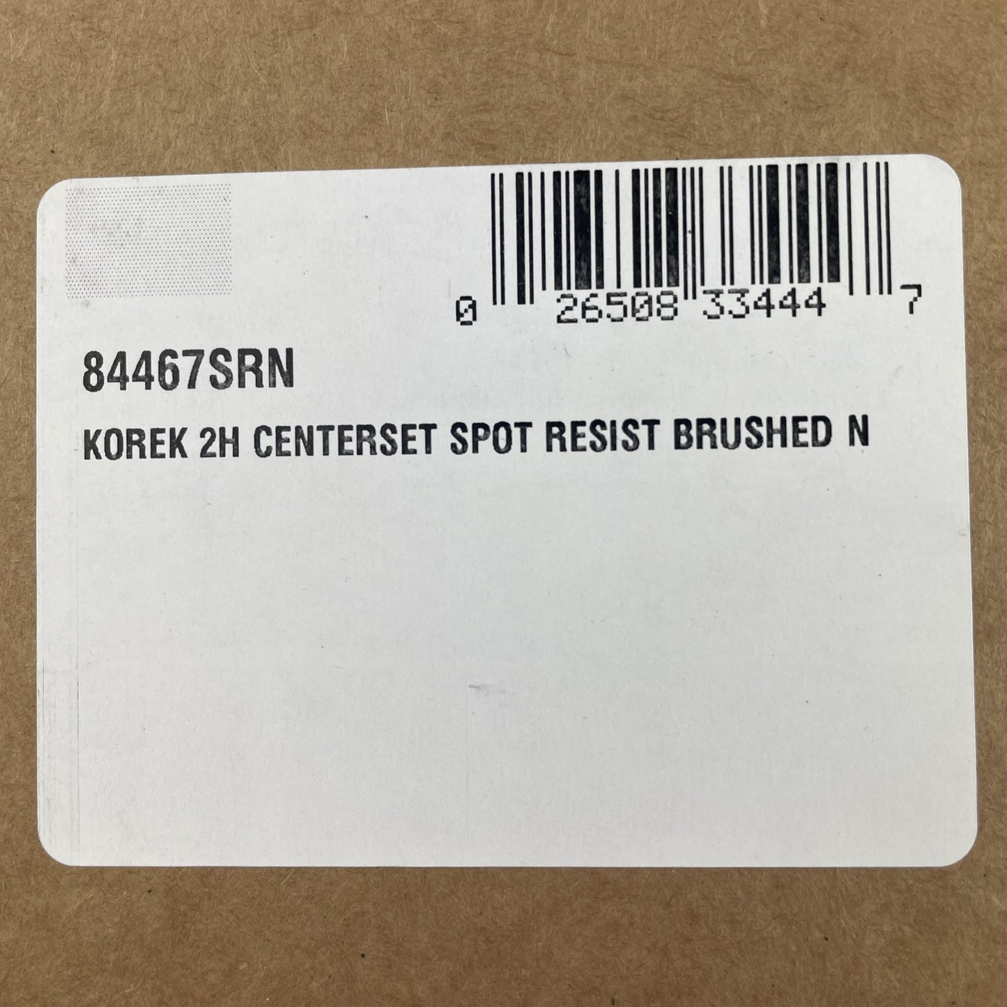 Moen 84467SRN Korek Centerset Bathroom Sink Faucet - Brushed Nickel