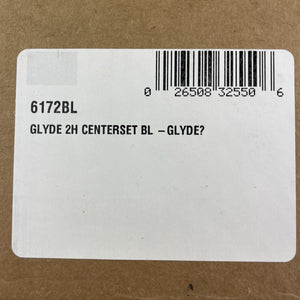 (READ) Moen 6172BL Glyde Two-Handle Centerset Bathroom Faucet - Matte Black