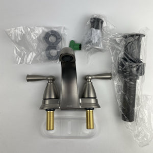 Moen 84942SRN Banbury 2-Handle Centerset Bathroom Faucet - Brushed Nickel