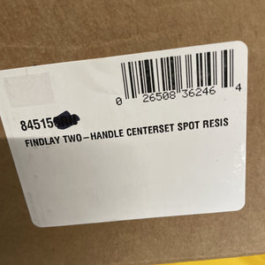 (READ) Moen 84515 Findlay Centerset Double-Handle Bathroom Faucet - Chrome