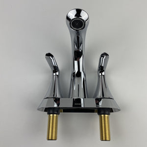 (READ) Moen 84515 Findlay Centerset Double-Handle Bathroom Faucet - Chrome