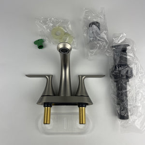 (READ) Moen 84515SRN Findlay 2-Handle Centerset Bathroom Faucet - Brushed Nickel