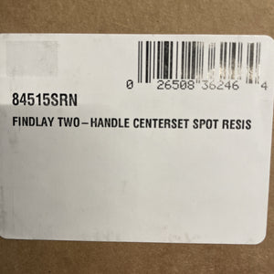 (READ) Moen 84515SRN Findlay 2-Handle Centerset Bathroom Faucet - Brushed Nickel