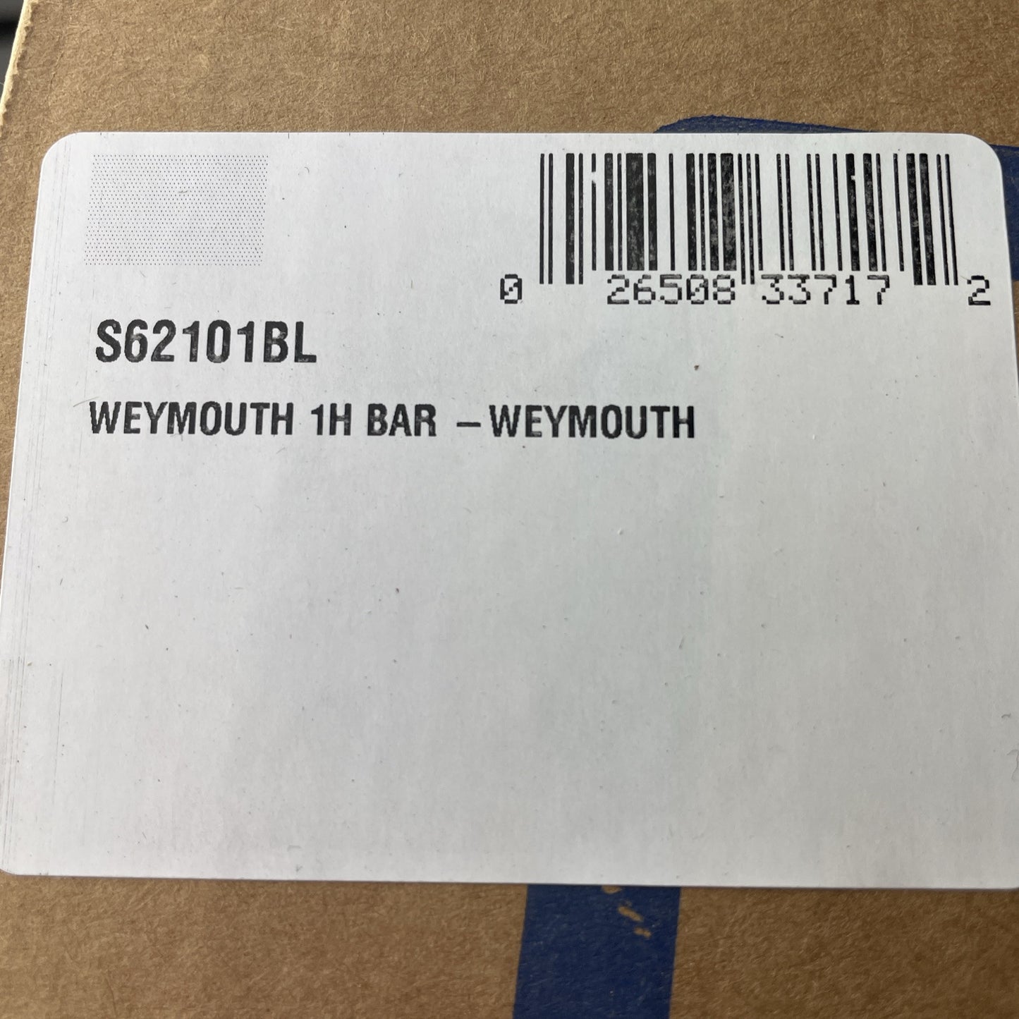 Moen S62101BL Weymouth Single Handle Single Hole Bar Faucet - Matte Black