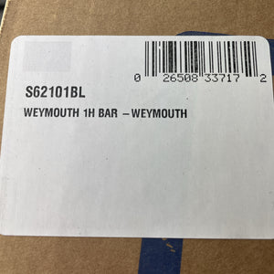 Moen S62101BL Weymouth Single Handle Single Hole Bar Faucet - Matte Black