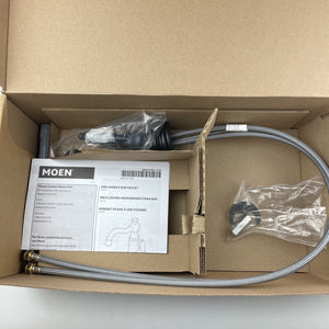 Moen S62101BL Weymouth Single Handle Single Hole Bar Faucet - Matte Black