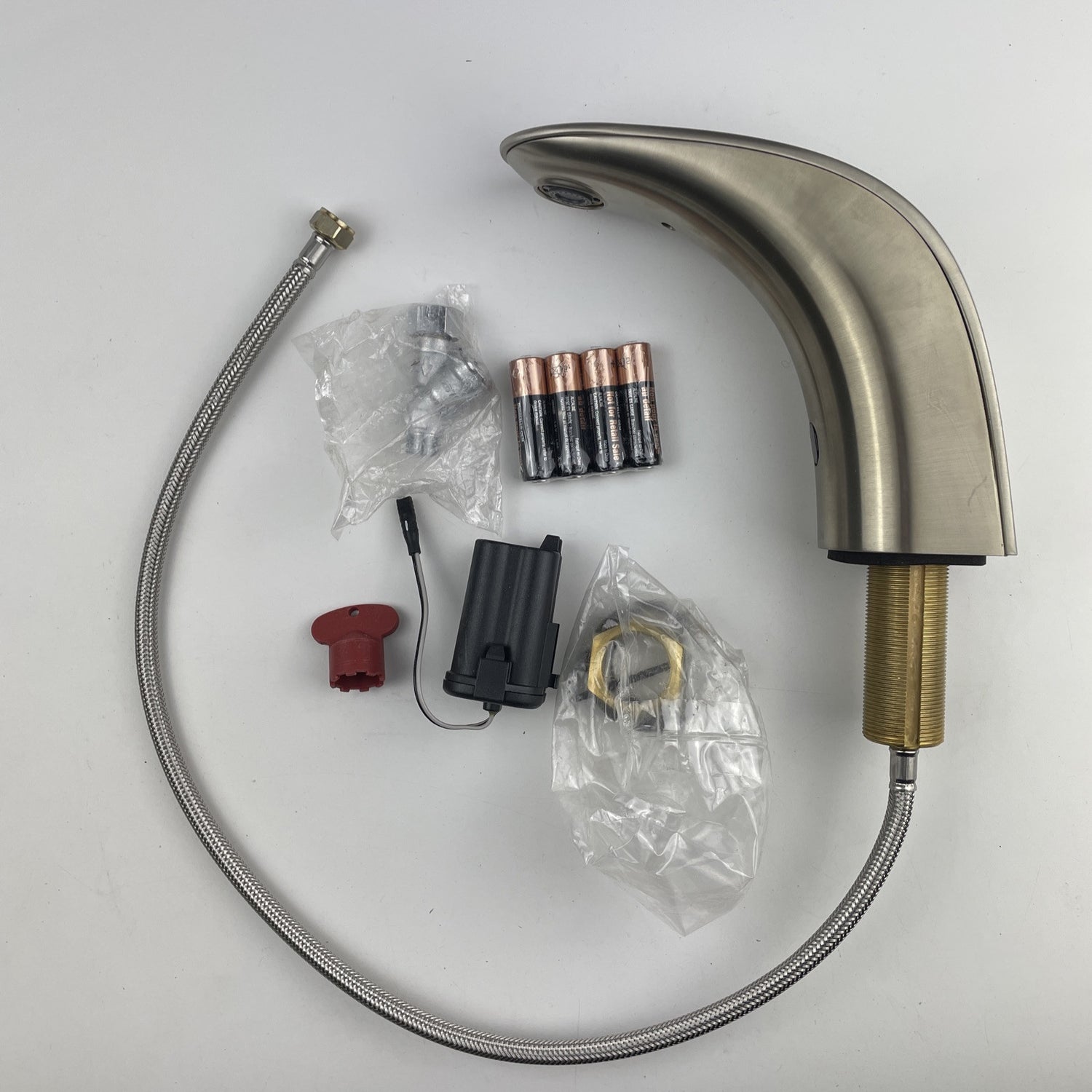 Moen 8553BN M-Power Single Hole Sensor-Operated Bathroom Faucet - Brushed Nickel