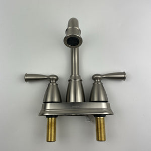 Moen 84943SRN Banbury Centerset Two-Handle Bathroom Faucet - Brushed Nickel