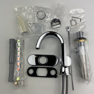 Moen S6910 Doux One-Handle Single Hole Bathroom Faucet - Chrome