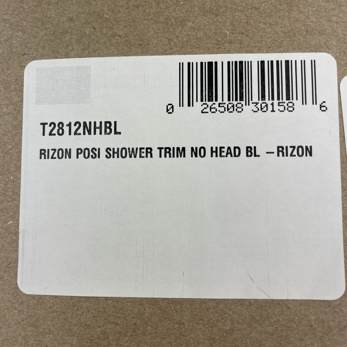 Moen T2812NHBL Rizon Shower Trim Only - Less Shower Head - Matte Black