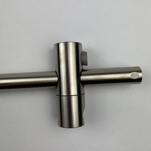 (READ) Moen 155746BN Slide Bar with Adjustable Hand Shower Holder Brushed Nickel