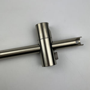 (READ) Moen 155746BN Slide Bar with Adjustable Hand Shower Holder Brushed Nickel