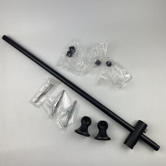 Moen 154296BL Weymouth 30" Traditional Slide Bar Kit - Matte Black