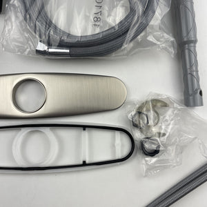 Moen 87932SRS Reyes Pulldown Kitchen Faucet Stainless W/Soap Dispenser - Chrome