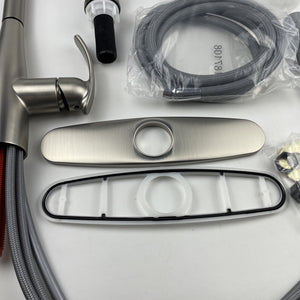 Moen 87932SRS Reyes Pulldown Kitchen Faucet Stainless W/Soap Dispenser - Chrome