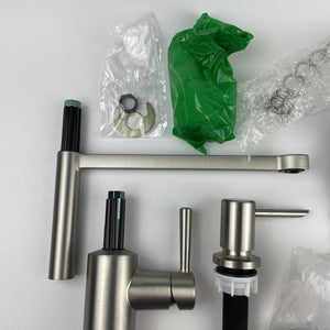 Moen 87194SRS Indi 1 Handle High Arc Pulldown Sprayer Kitchen Faucet Stainless