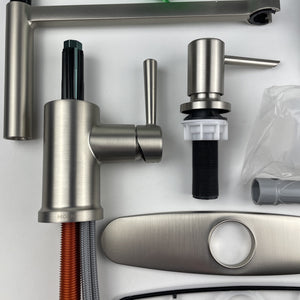 Moen 87194SRS Indi 1 Handle High Arc Pulldown Sprayer Kitchen Faucet Stainless