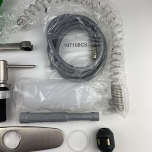 Moen 87194SRS Indi 1 Handle High Arc Pulldown Sprayer Kitchen Faucet Stainless