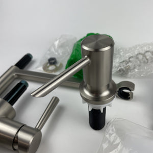 Moen 87194SRS Indi 1 Handle High Arc Pulldown Sprayer Kitchen Faucet Stainless