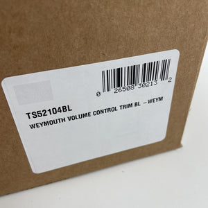 Moen TS52104BL Weymouth Single Handle Volume Control Faucet - Matte Black