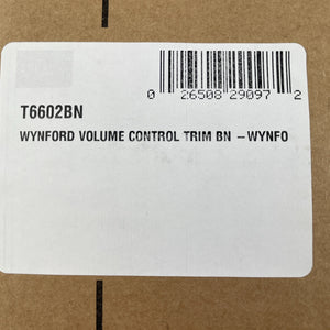 Moen T6602BN Wynford Single Function Volume Control Valve Trim  - Brushed Nickel