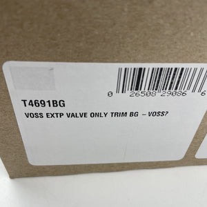 Moen T4691BG Voss Shower Single Function Thermostatic Valve Trim - Brushed Gold