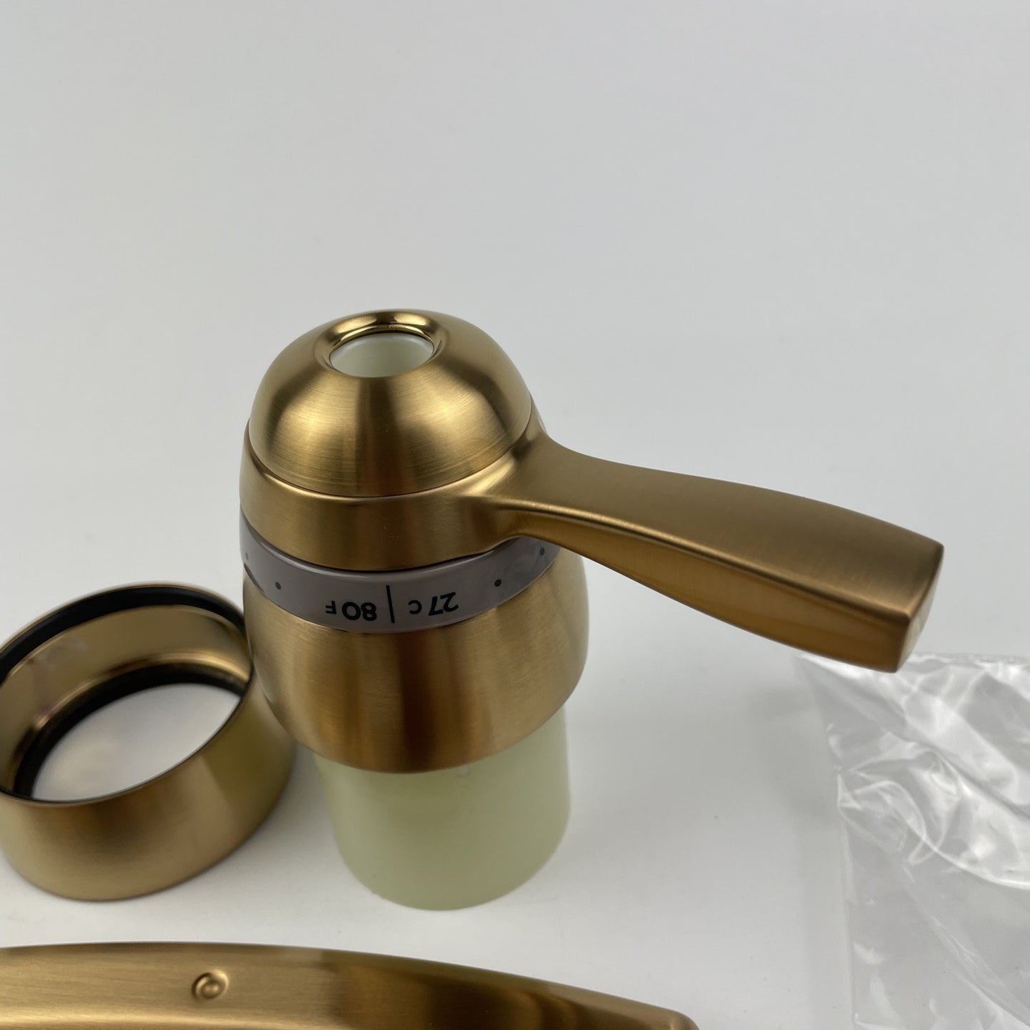 Moen T4691BG Voss Shower Single Function Thermostatic Valve Trim - Brushed Gold