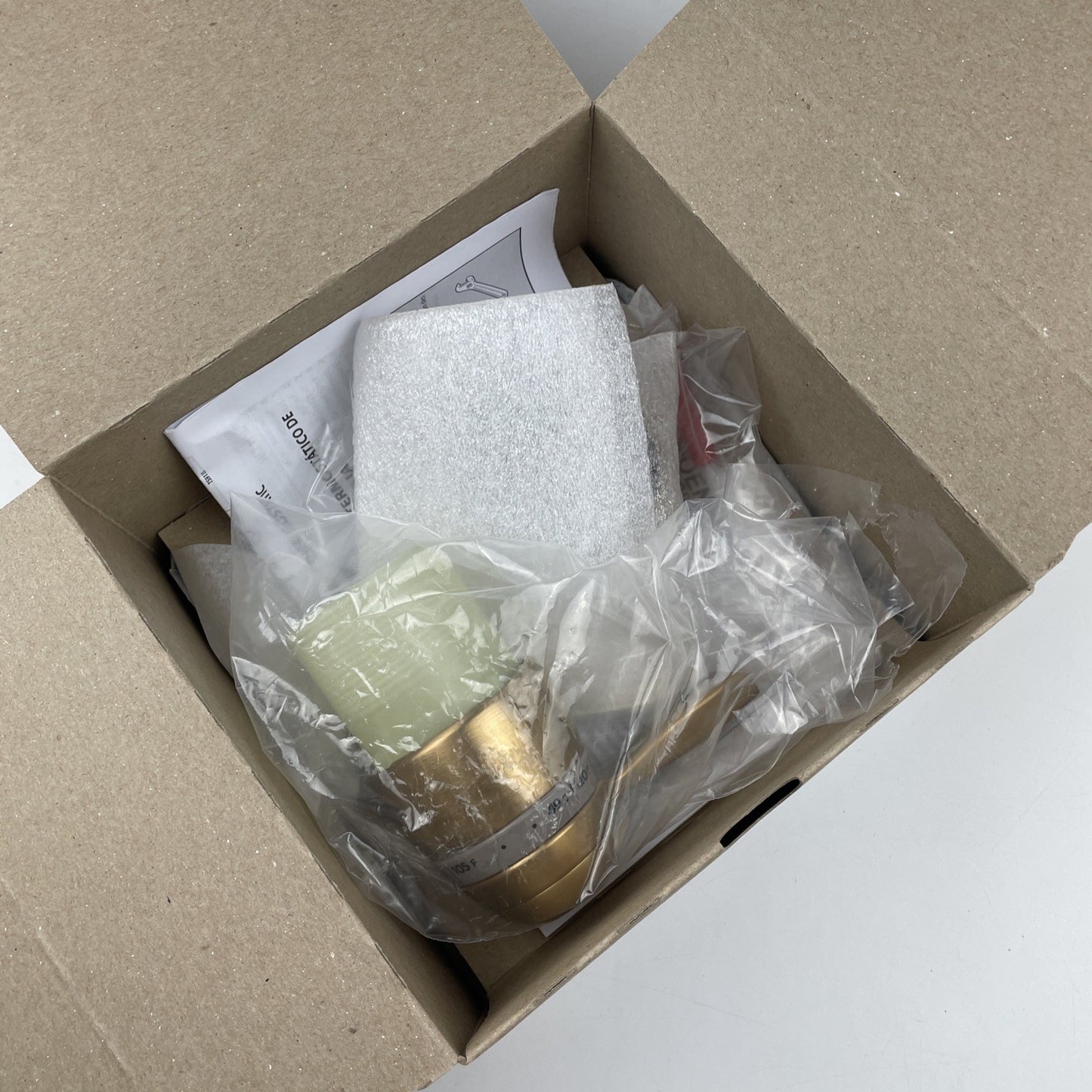 Moen T4691BG Voss Shower Single Function Thermostatic Valve Trim - Brushed Gold