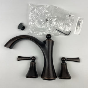 Moen T653ORB Wynford Two Handle Deck Mounted Roman Tub Faucet  Oil Rubbed Bronze