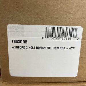 Moen T653ORB Wynford Two Handle Deck Mounted Roman Tub Faucet  Oil Rubbed Bronze