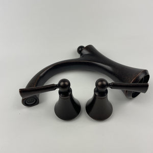Moen T653ORB Wynford Two Handle Deck Mounted Roman Tub Faucet  Oil Rubbed Bronze