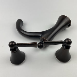 Moen T653ORB Wynford Two Handle Deck Mounted Roman Tub Faucet  Oil Rubbed Bronze