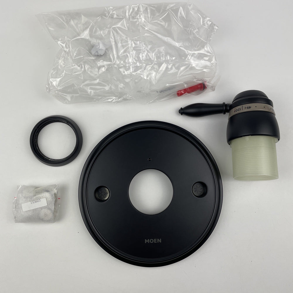 Moen TS32110BL Weymouth ExactTemp Thermostatic Valve Trim Kit - Matte Black